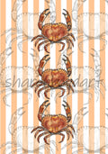 Crab Themed Art Print