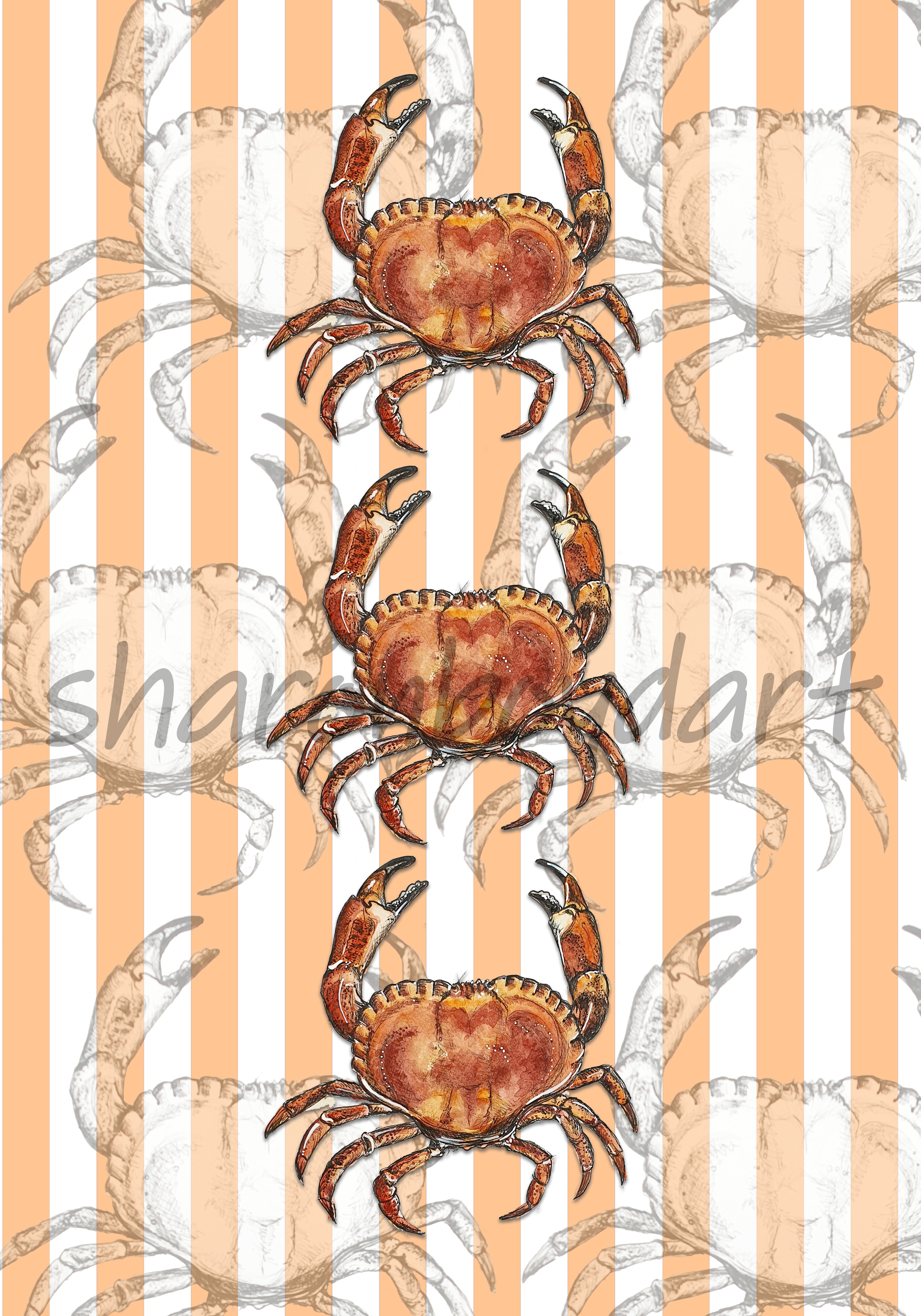 Crab Themed Art Print