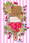 Fab and Flowers Art Print