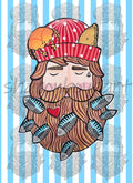 Fisherman Face Art Print