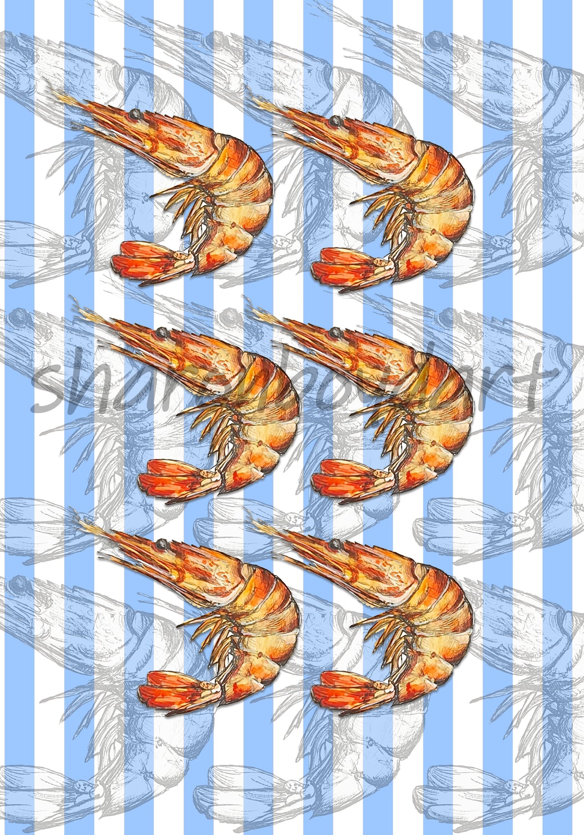 Prawns Art Print