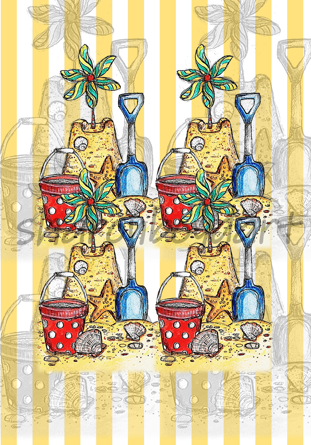 Sandcastle Art Print