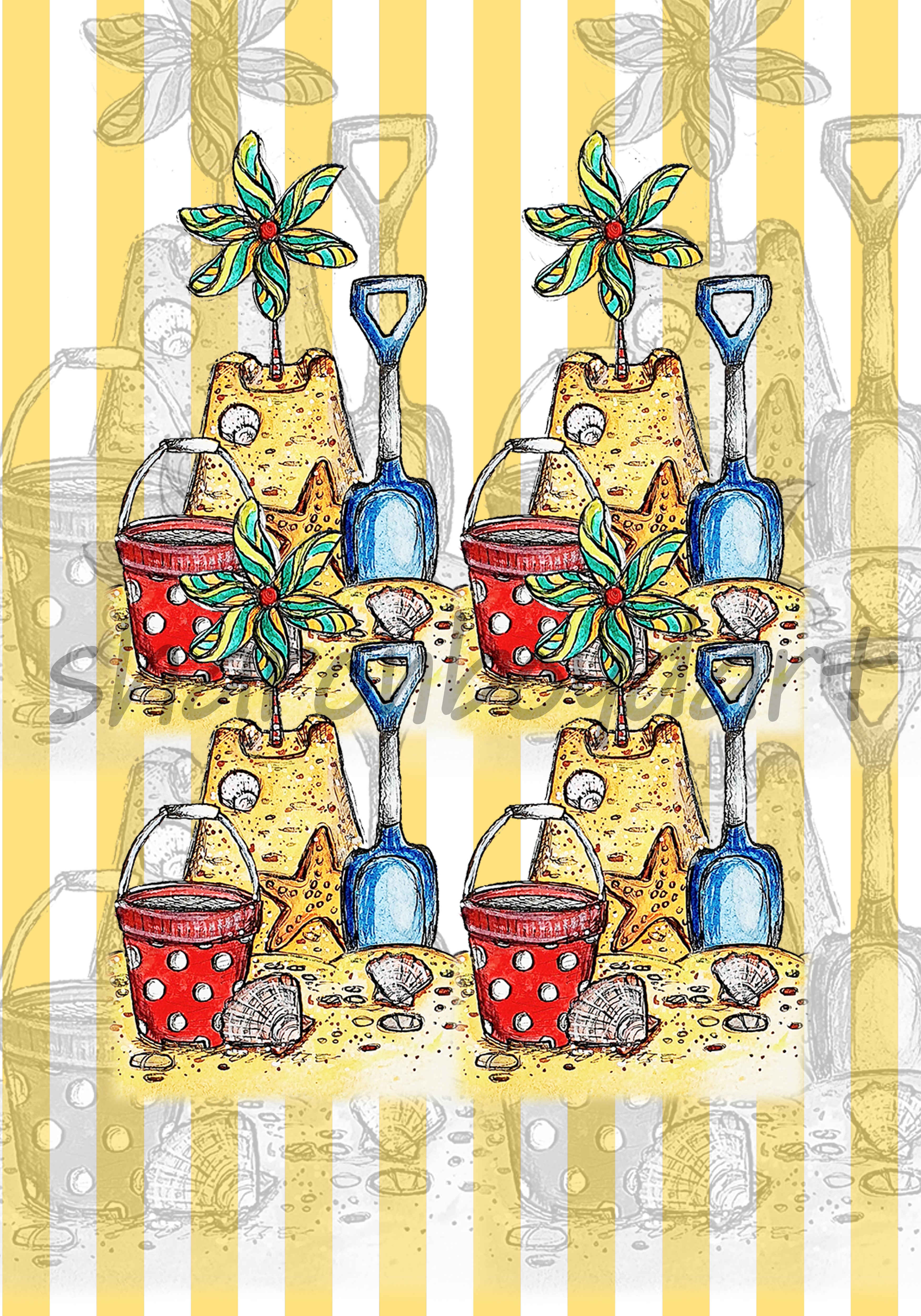 Sandcastle Art Print